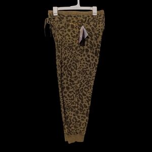 Size Medium Joylab Acid Wash Leopard Print Joggers